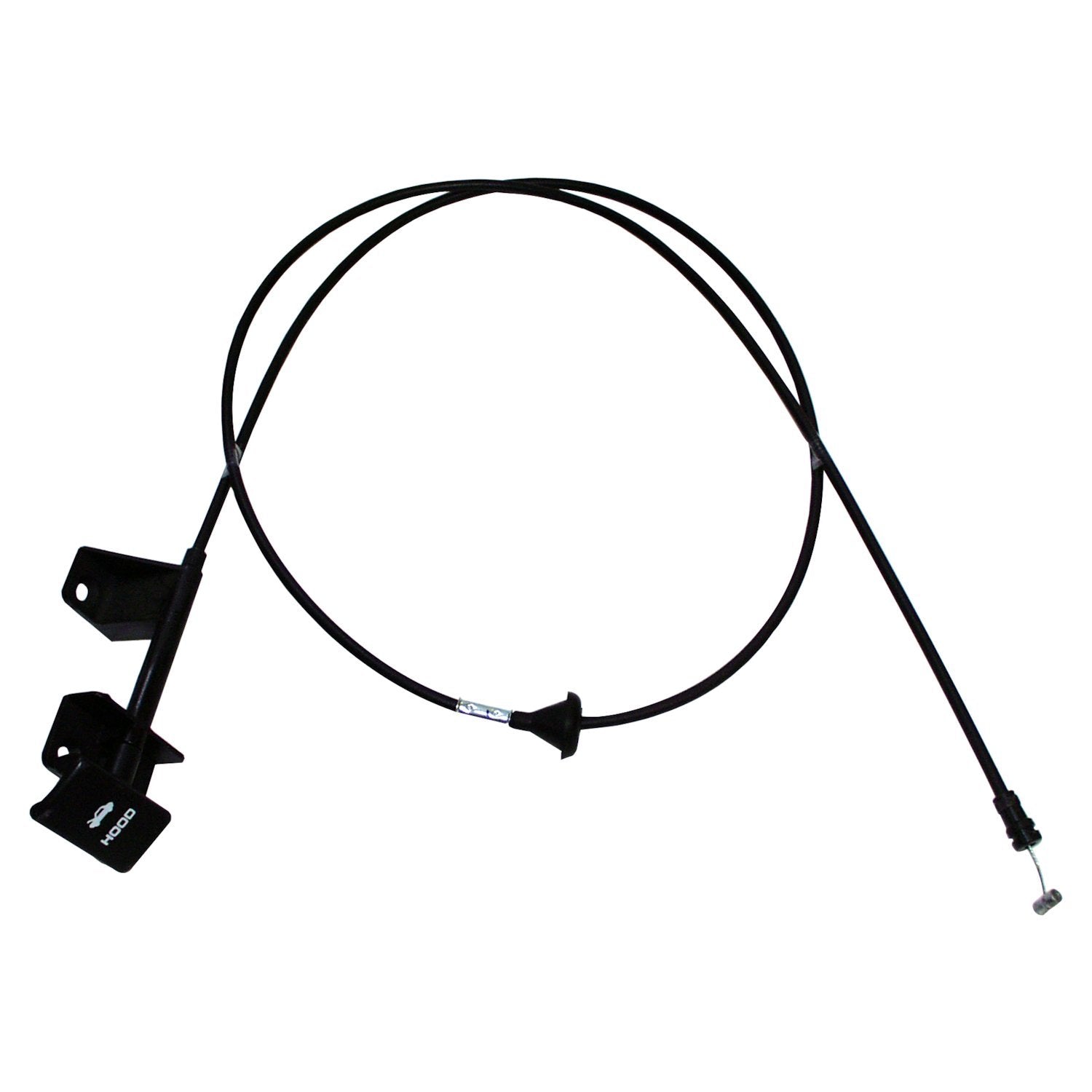Hood Release Cable for 87-96 XJ Cherokee & 87-92 MJ Comanche w/ LHD Crown Automotive