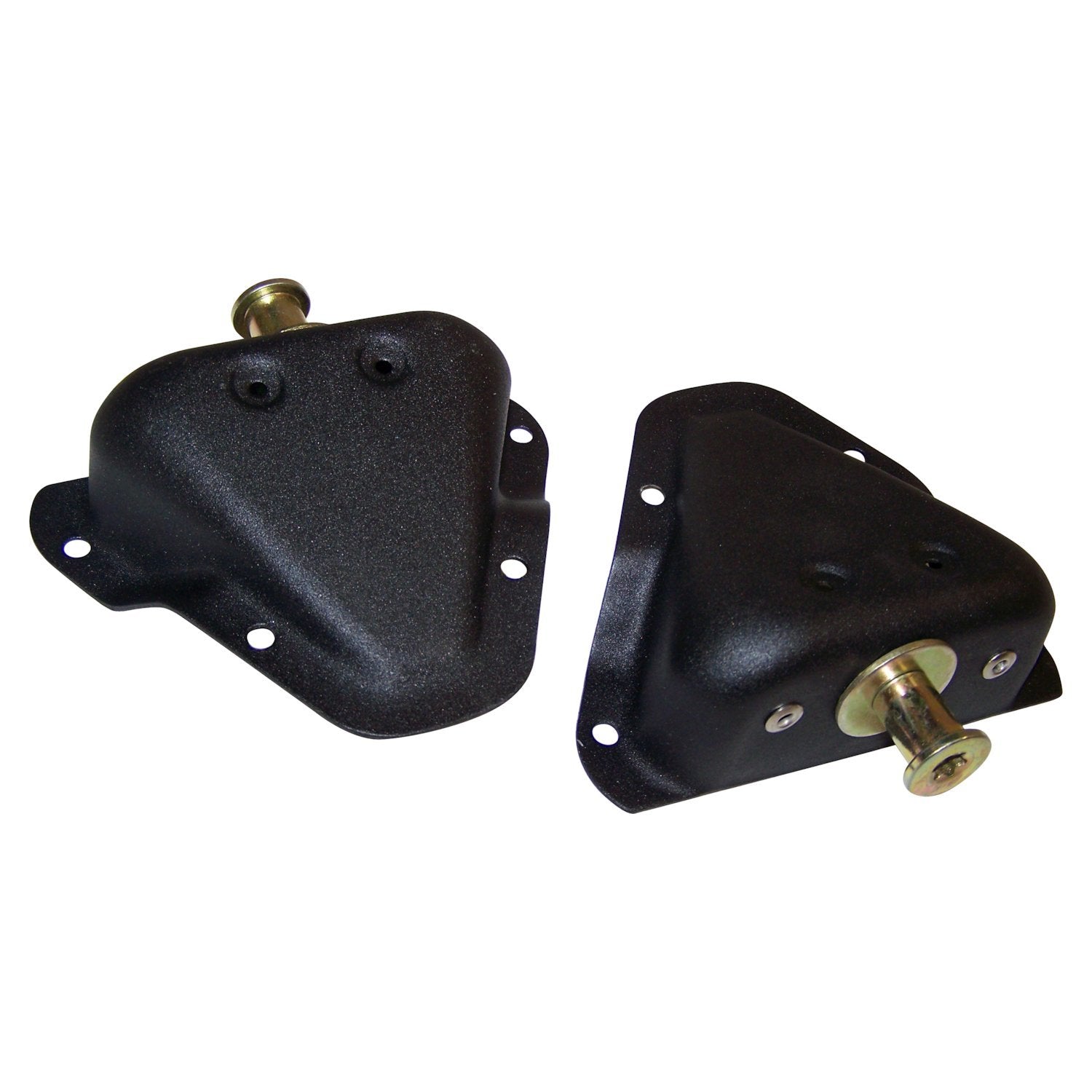 Door Striker Set for Jeep 81-86 CJ-7, CJ-8 w/ Paddle Style Handles, YJ Wrangler Crown Automotive
