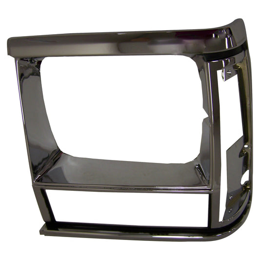 Chrome Headlight Bezel for 1991-96 Jeep XJ Cherokee or 1991-92 MJ Comanche Crown Automotive