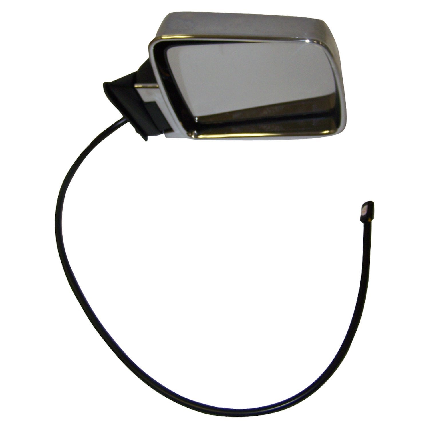 Right Manual Remote Folding Mirror for 84-96 XJ, Cherokee, MJ Comanche, Chrome Crown Automotive