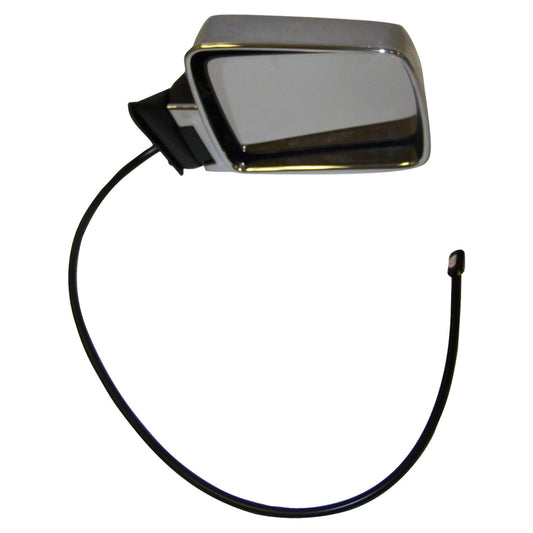 Right Manual Remote Folding Mirror for 84-96 XJ, Cherokee, MJ Comanche, Chrome Crown Automotive