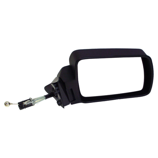 Right Manual Remote Folding Mirror for 84-96 XJ, Cherokee, MJ Comanche, Black Crown Automotive