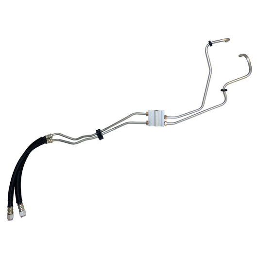 Transmission Cooler Supply & Return Hose Set for 08-12 Jeep KK Liberty w/ 42RLE Crown Automotive