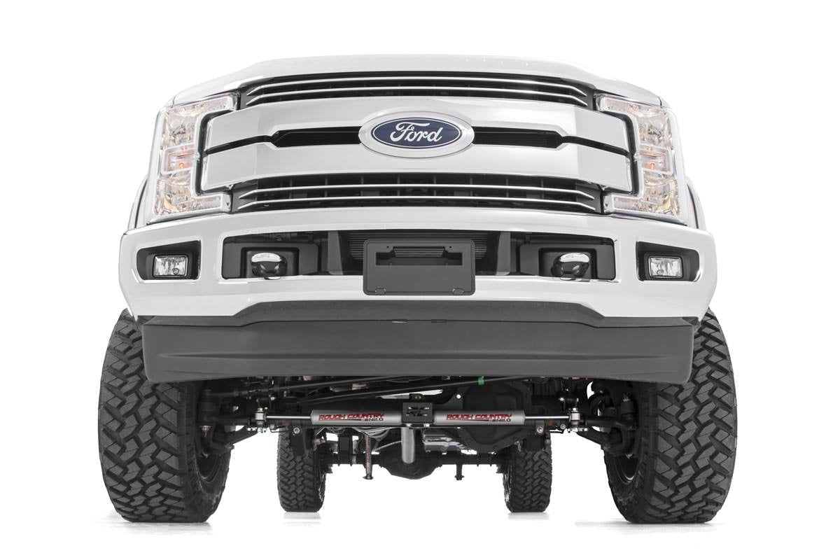 Rough Country 4.5 Inch Suspension Lift Kit w/Front Drive Shaft 17-19 F-250 4WD Diesel Rough Country