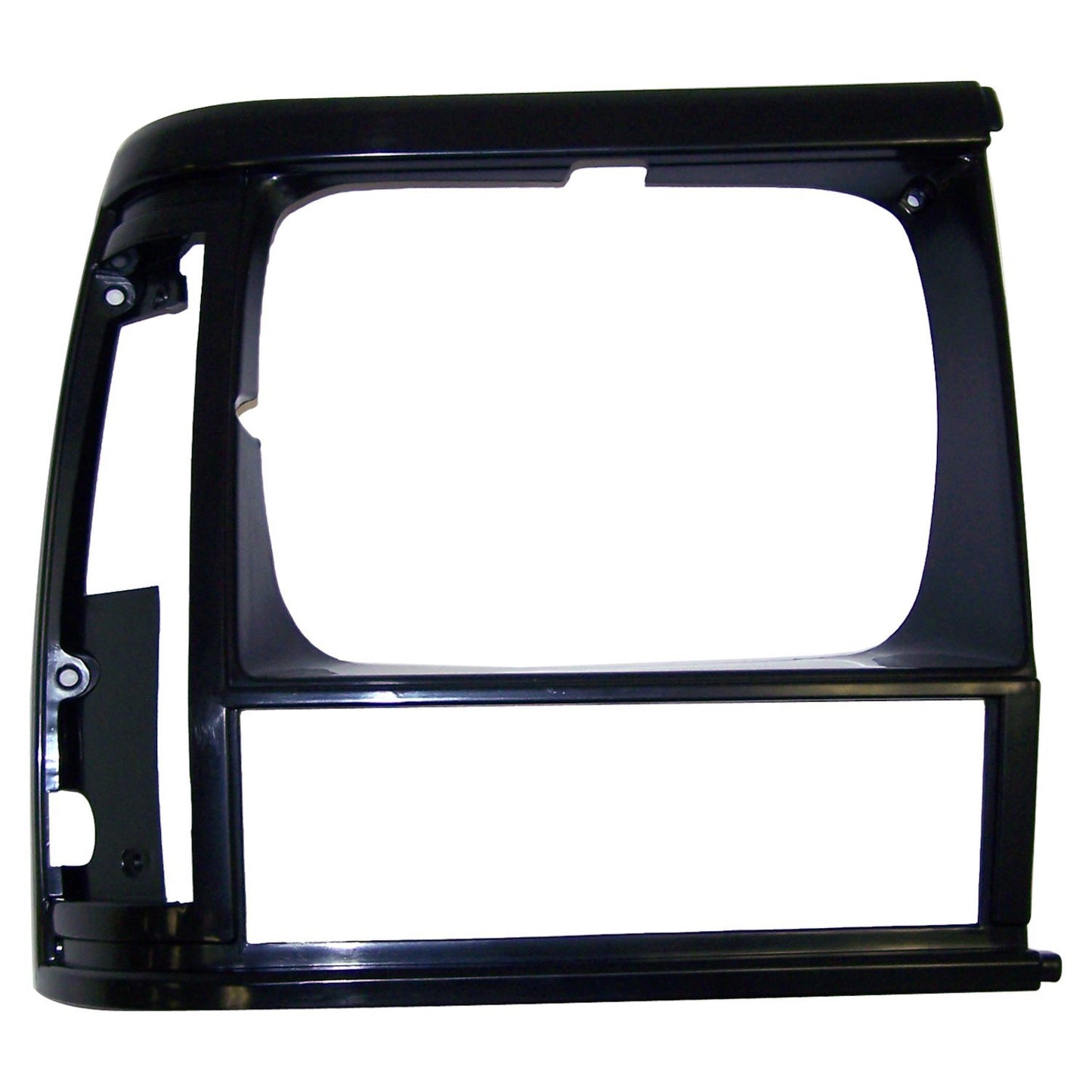 Flat Black Right Headlight Bezel for 91-96 XJ Cherokee & 91-92 MJ Comanche Crown Automotive