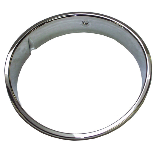 Chrome Headlight Bezel for 1997-2006 Jeep TJ Wrangler, Left Crown Automotive
