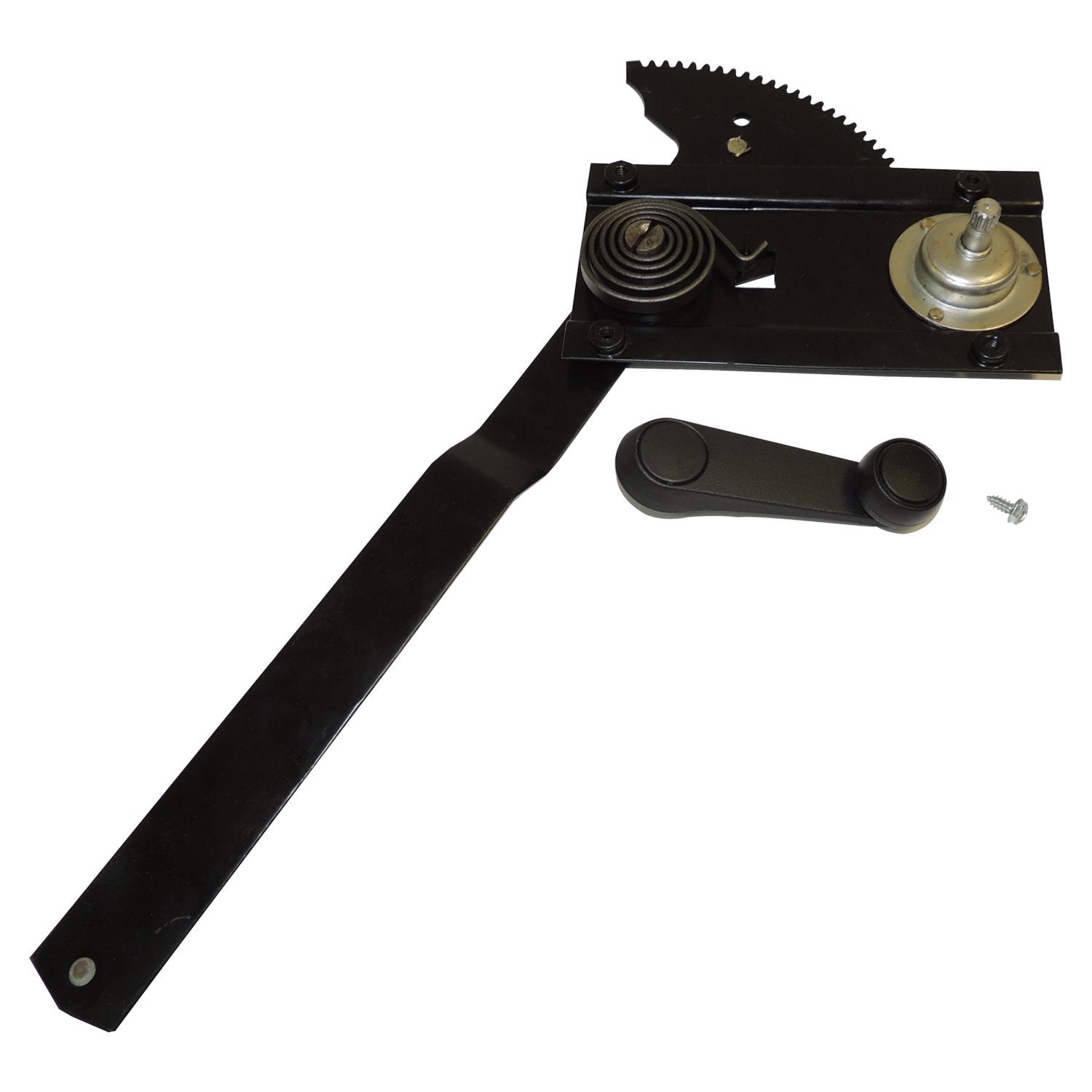 Left Window Regulator Kit for 76-86 CJ-7, CJ-8, YJ Wrangler w/ Full Steel Doors Crown Automotive