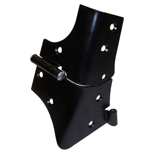 Black Left Windshield Hinge for 1997-2006 Jeep TJ Wrangler Crown Automotive