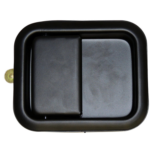 Black Exterior Door Handle for 81-06 Jeep CJs, YJ, TJ w/ Full Steel Doors Crown Automotive