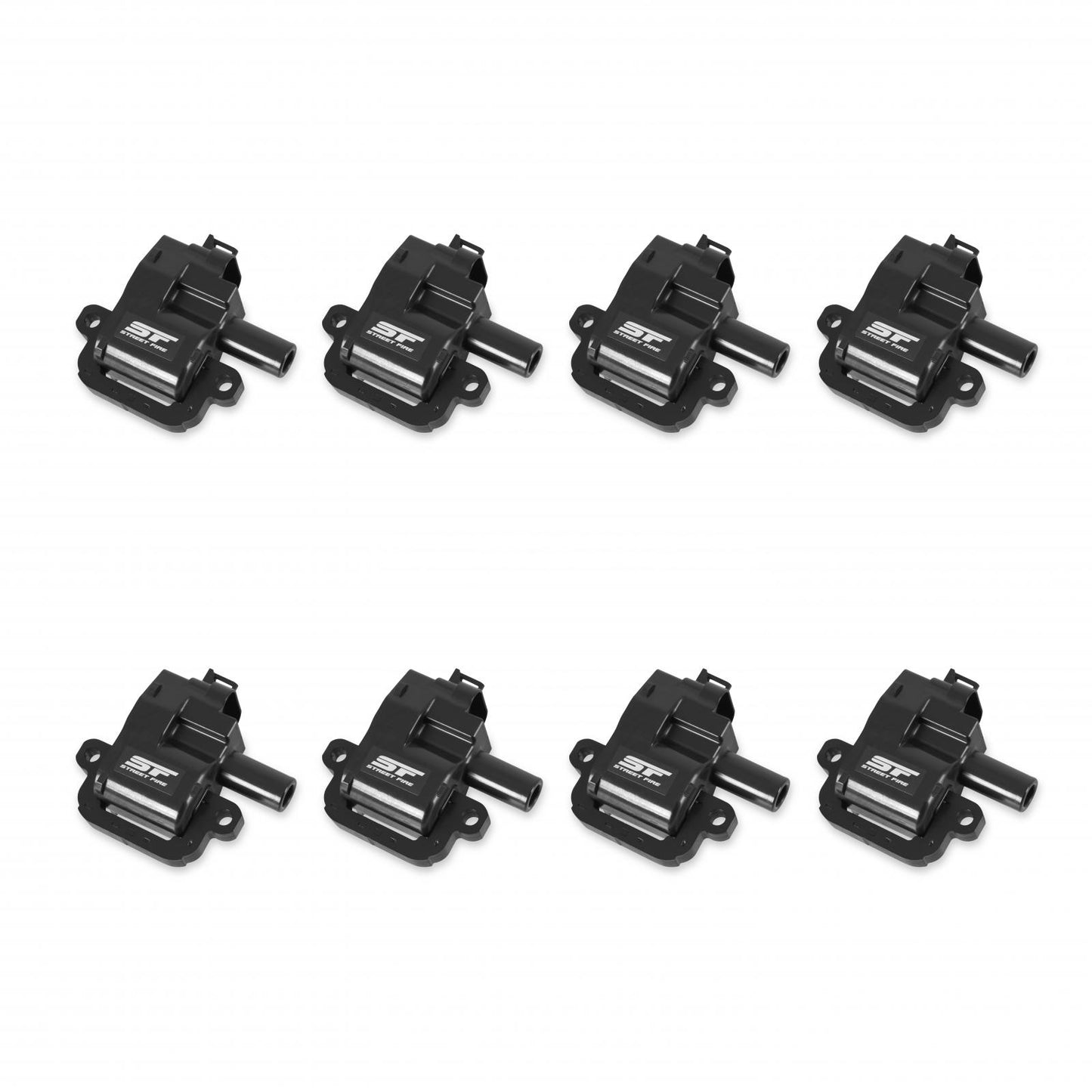 Street Fire Coils 1998-2006 GM LS1/Ls6 Engines, Black 8-Pack 8-Pack, Direct Bolt-In To Factory Connectors MSD Ignition
