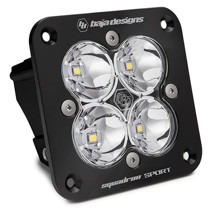 Flush Mount LED Light Pod Black Squadron Sport Baja Designs-4