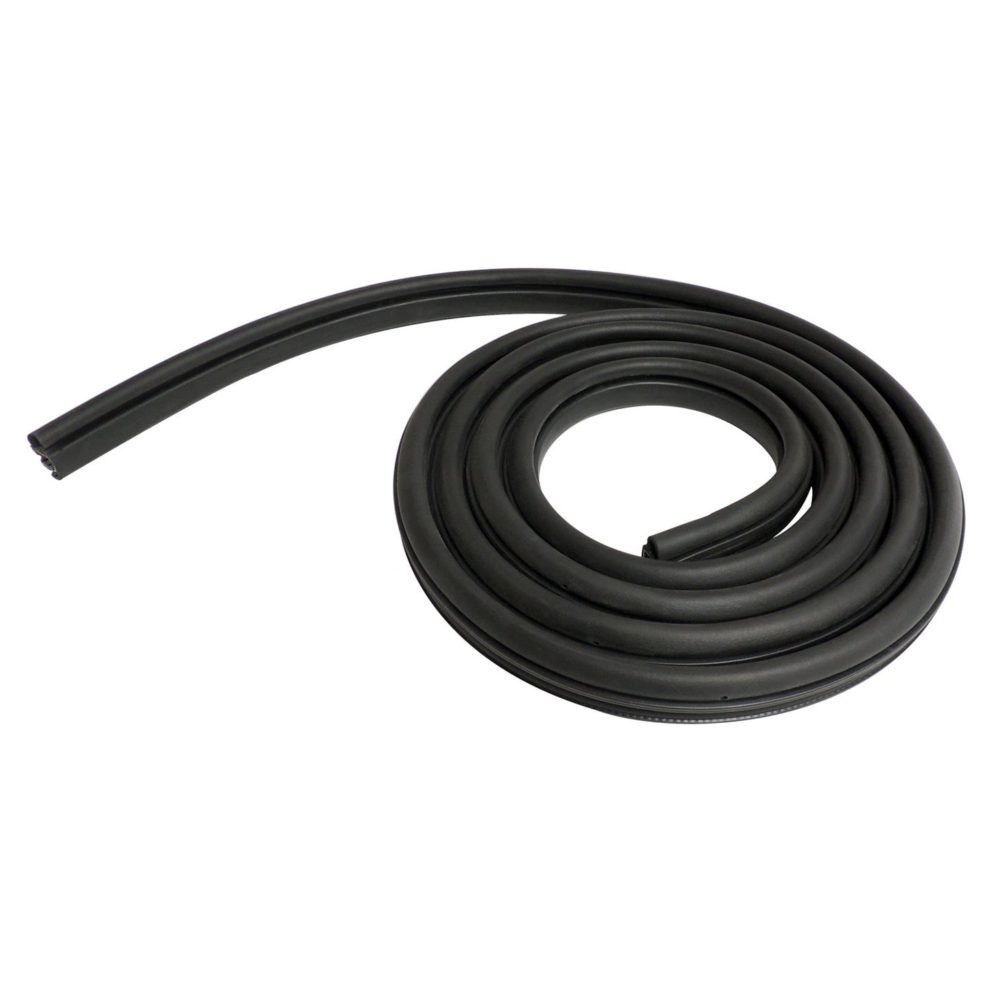 Front Door Weatherstrip for 2008-2012 Jeep KK Liberty, Black Rubber, L or R Crown Automotive