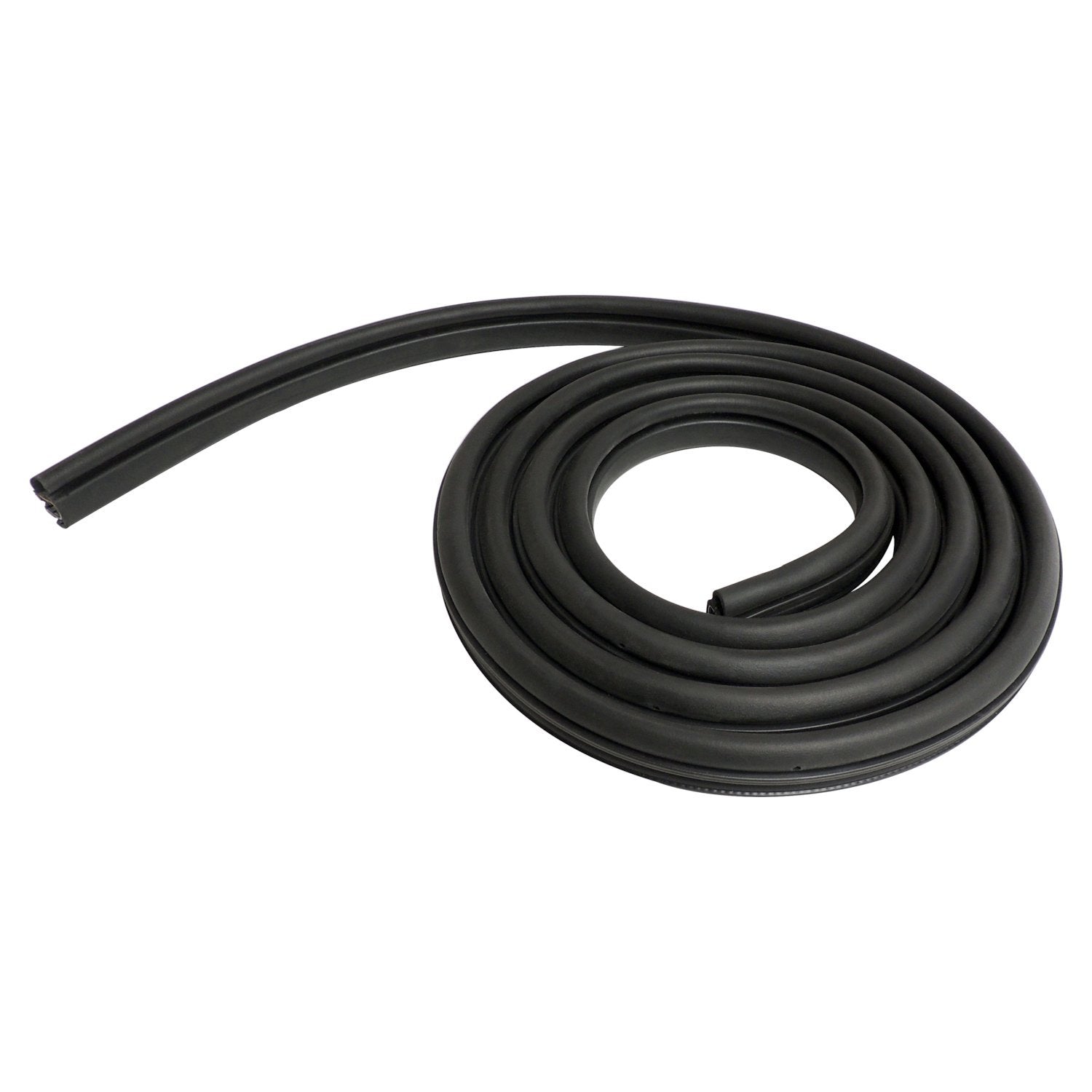 Front Door Weatherstrip for 2008-2012 Jeep KK Liberty, Black Rubber, L or R Crown Automotive