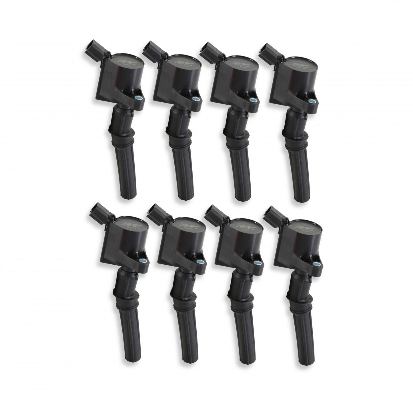 Street Fire Coils 1998-2014 Ford 4.6L/5.4L 2-Valve Engines, Black 8-Pack 8-Pack, Direct Bolt-In To Factory Connectors MSD Ignition