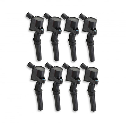 Street Fire Coils 1998-2014 Ford 4.6L/5.4L 2-Valve Engines, Black 8-Pack 8-Pack, Direct Bolt-In To Factory Connectors MSD Ignition