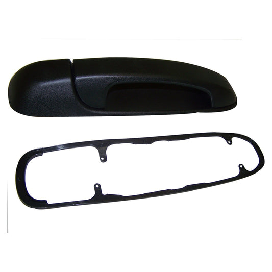 Black Right Front Door Handle for Select 1999-2004 Jeep WJ, WG Grand Cherokee Crown Automotive