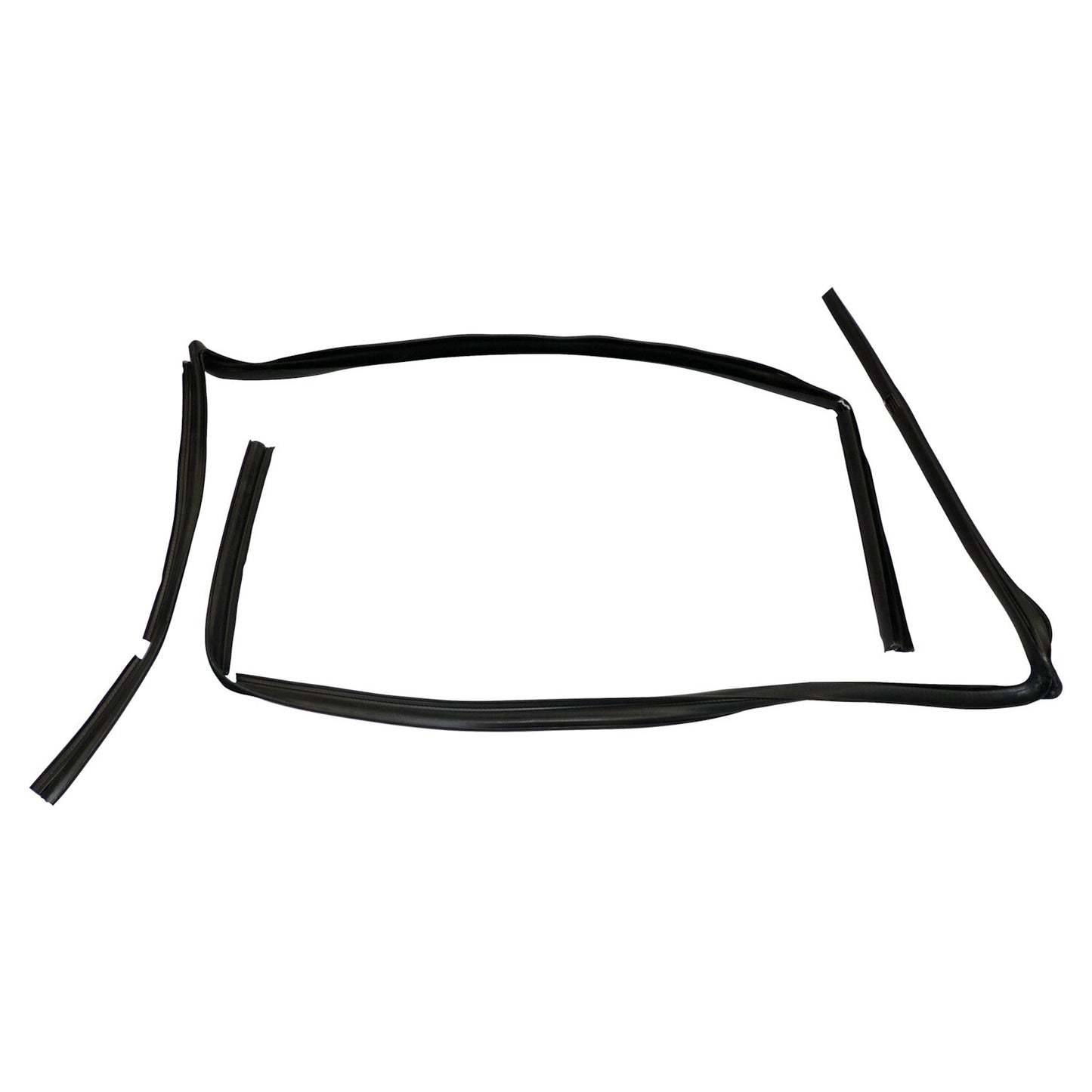 Front Door Glass Seal Set for 1999-2004 Jeep WJ Grand Cherokee Crown Automotive