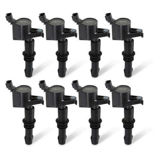 Street Fire Coils 2004-2008 Ford 4.6L/5.4L 3-Valve Engines ,Black 8-Pack 8-Pack, Direct Bolt-In To Factory Connectors MSD Ignition
