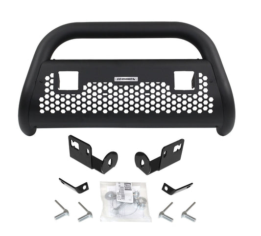 RC2 LR Bull Bar with Mounting Brackets & Two 3 Inch Light Openings Textured Black 2015-2020 Colorado/Canyon Go Rhino