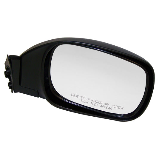 Right Manual Folding Mirror for 1997-2001 Jeep XJ Cherokee, Black Crown Automotive