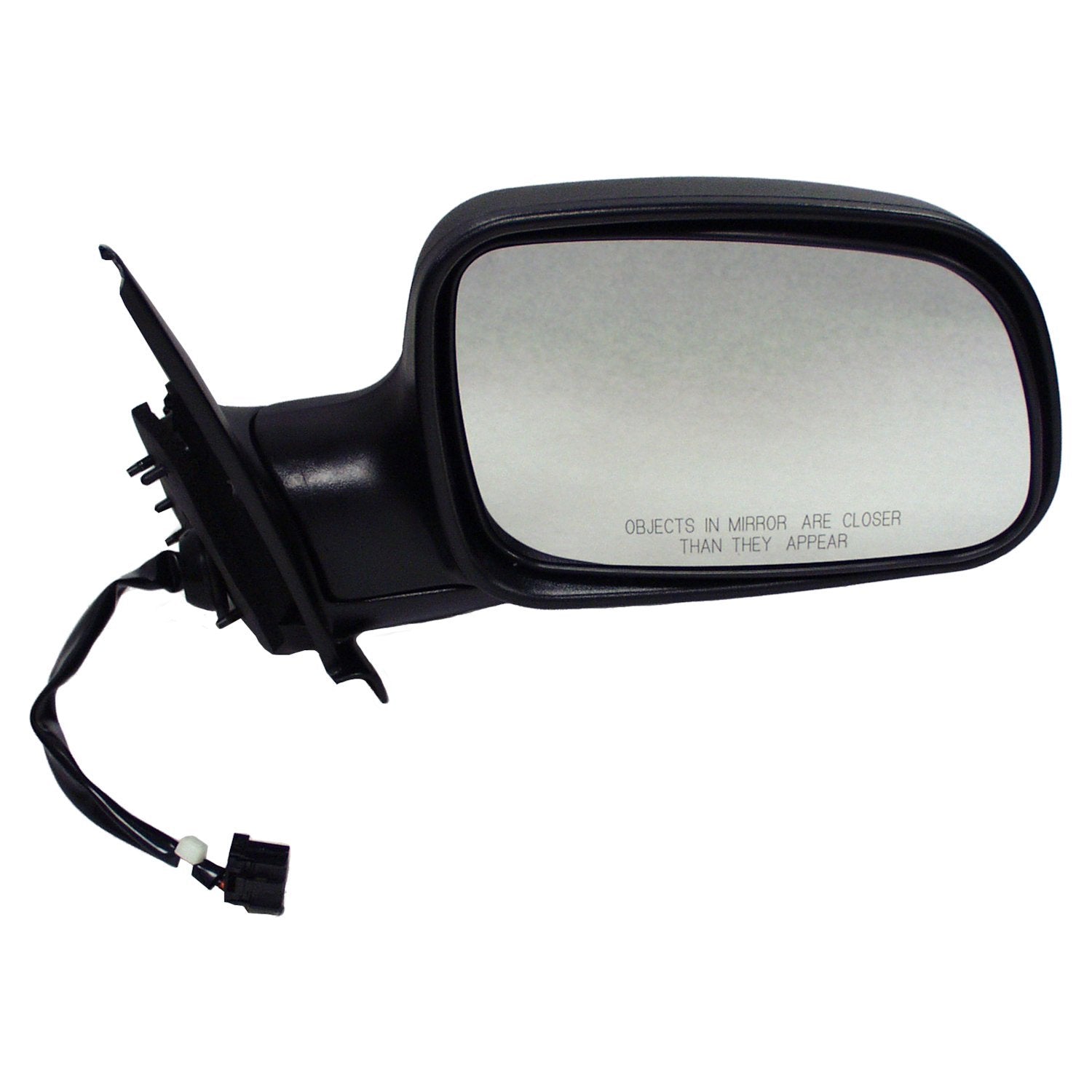 Right Power, Manual Folding Mirror for 1999-2004 Jeep WJ Grand Cherokee, Black Crown Automotive