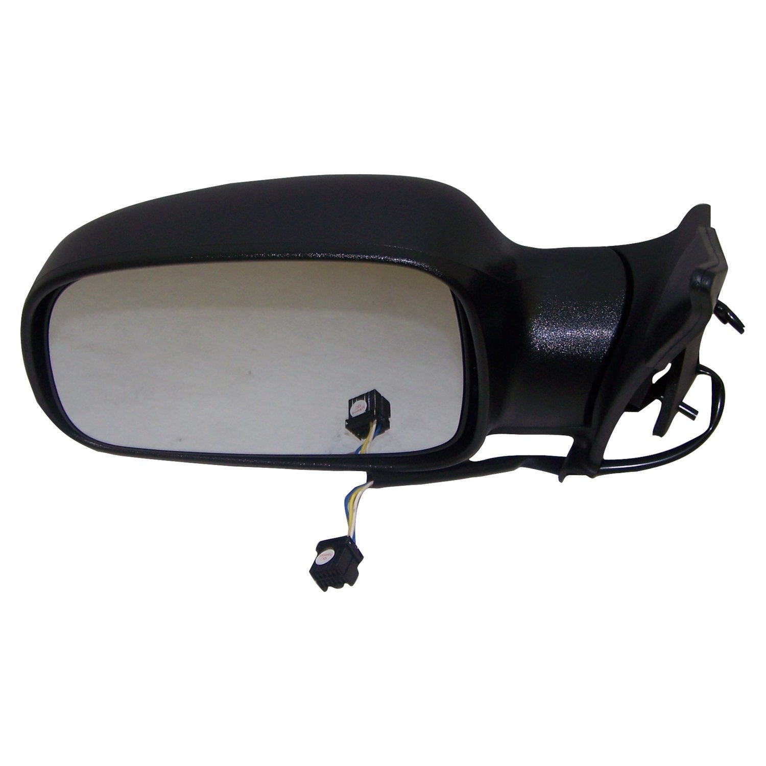 Lef Power, Manual Folding Mirror for 1999-2004 Jeep WJ Grand Cherokee, Black Crown Automotive