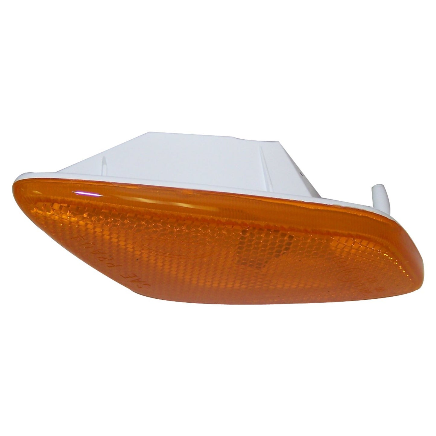 Left Side Marker Lamp, Amber w/ Clear Bulb for 1997-2006 Jeep TJ Wrangler Crown Automotive