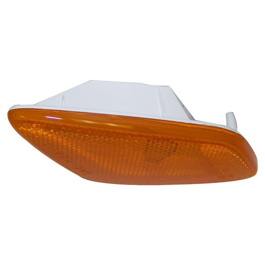 Left Side Marker Lamp, Amber w/ Clear Bulb for 1997-2006 Jeep TJ Wrangler Crown Automotive