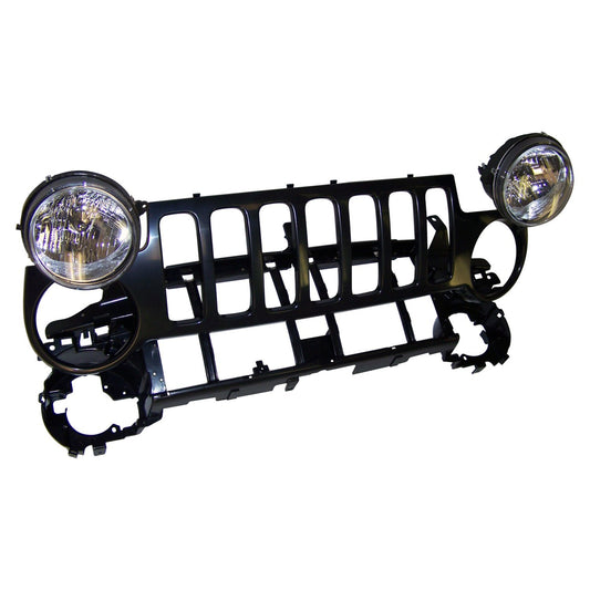 Header Panel Kit for 02-04 Jeep KJ Liberty, Grille, Header Panel & Headlights Crown Automotive