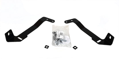 RC2 LR Bull Bar with Mounting Brackets & 20 Inch Light Bar Textured Black 2007-2018 Silverado/Sierra 2500 HD/3500 HD Go Rhino-2