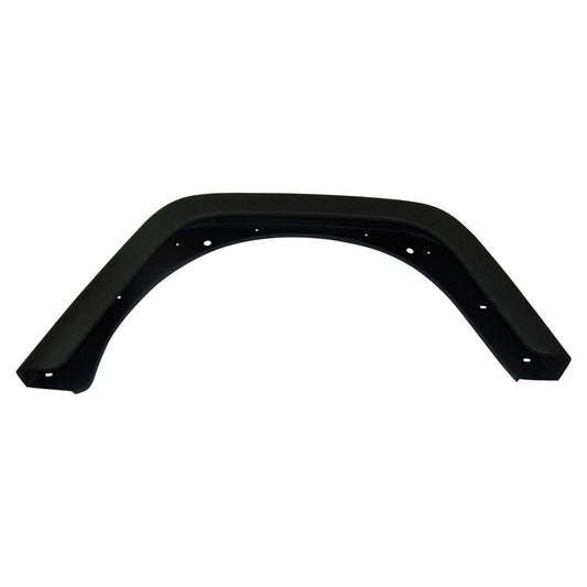 Left Rear Fender Flare for Jeep 97-06 TJ Wrangler, Black Textured, 6-5/8 Inch Wide Crown Automotive