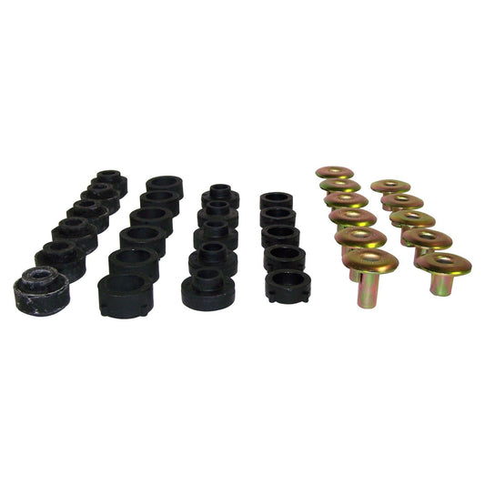 Body Mount Kit for 1997-2006 Jeep TJ Wrangler Including Unlimited Models Crown Automotive