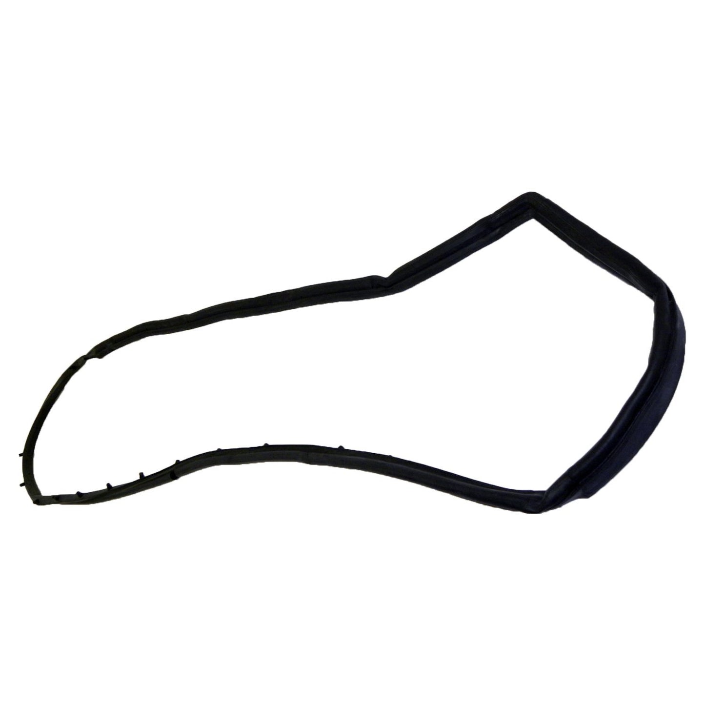 Left Door Weatherstrip for Jeep 76-86 CJs, 87-95 YJ Wrangler w/ Full Steel Doors Crown Automotive