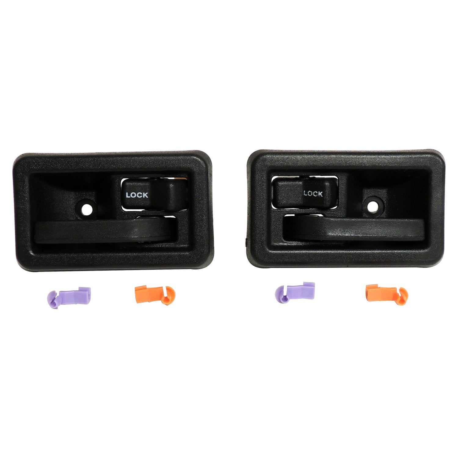 Interior Door Handle Kit for 1982-2006 Jeep CJs, YJ, TJ w/ Full or Half Doors Crown Automotive