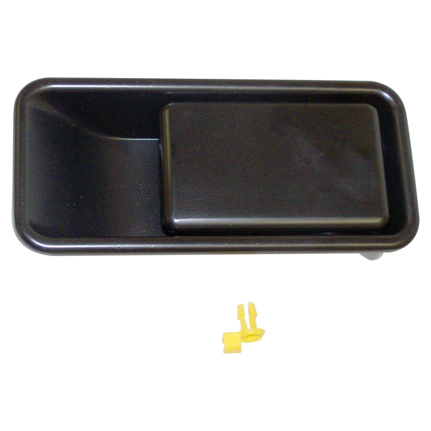 Exterior Right Black Door Handle for 87-06 Jeep YJ, TJ Wranglers w/ Half Doors Crown Automotive
