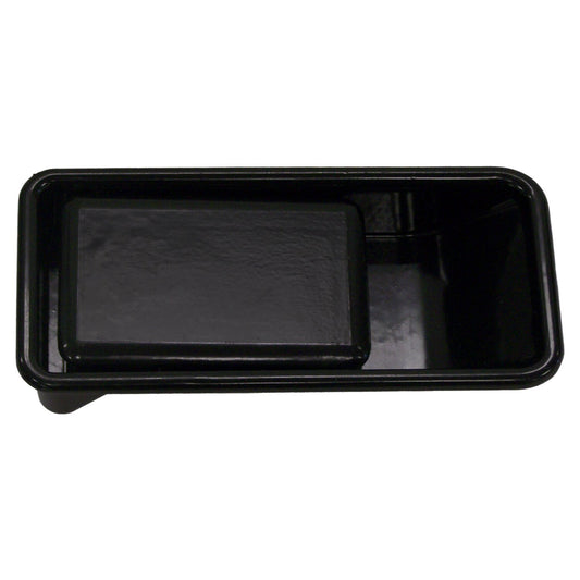 Exterior Left Black Door Handle for 1987-2006 YJ & TJ Wranglers w/ Half Doors Crown Automotive
