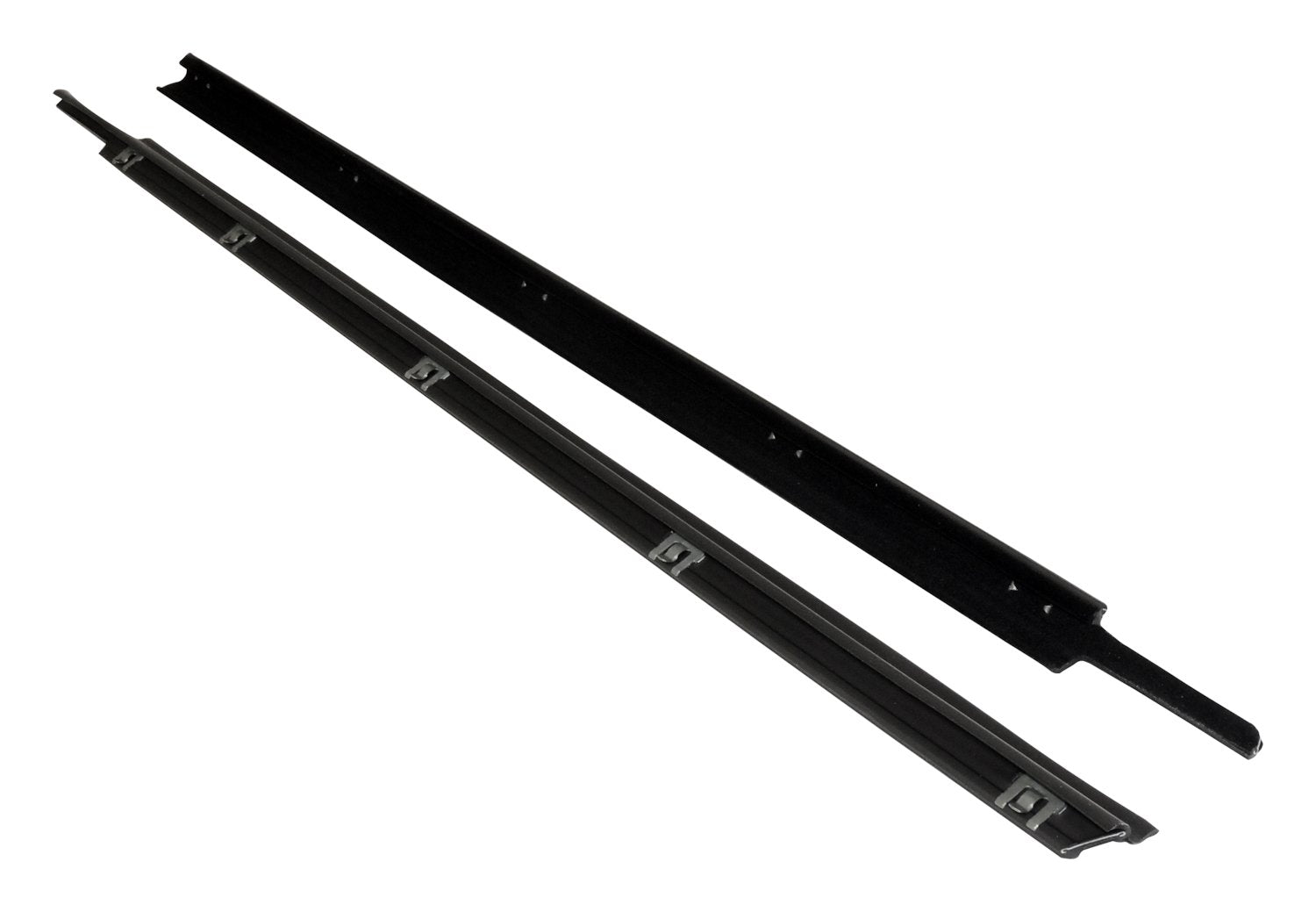 Outer Door Glass Weatherstrip Set for 97-06 Jeep TJ Wrangler w/ Full Steel Doors Crown Automotive