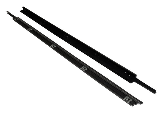 Outer Door Glass Weatherstrip Set for 97-06 Jeep TJ Wrangler w/ Full Steel Doors Crown Automotive