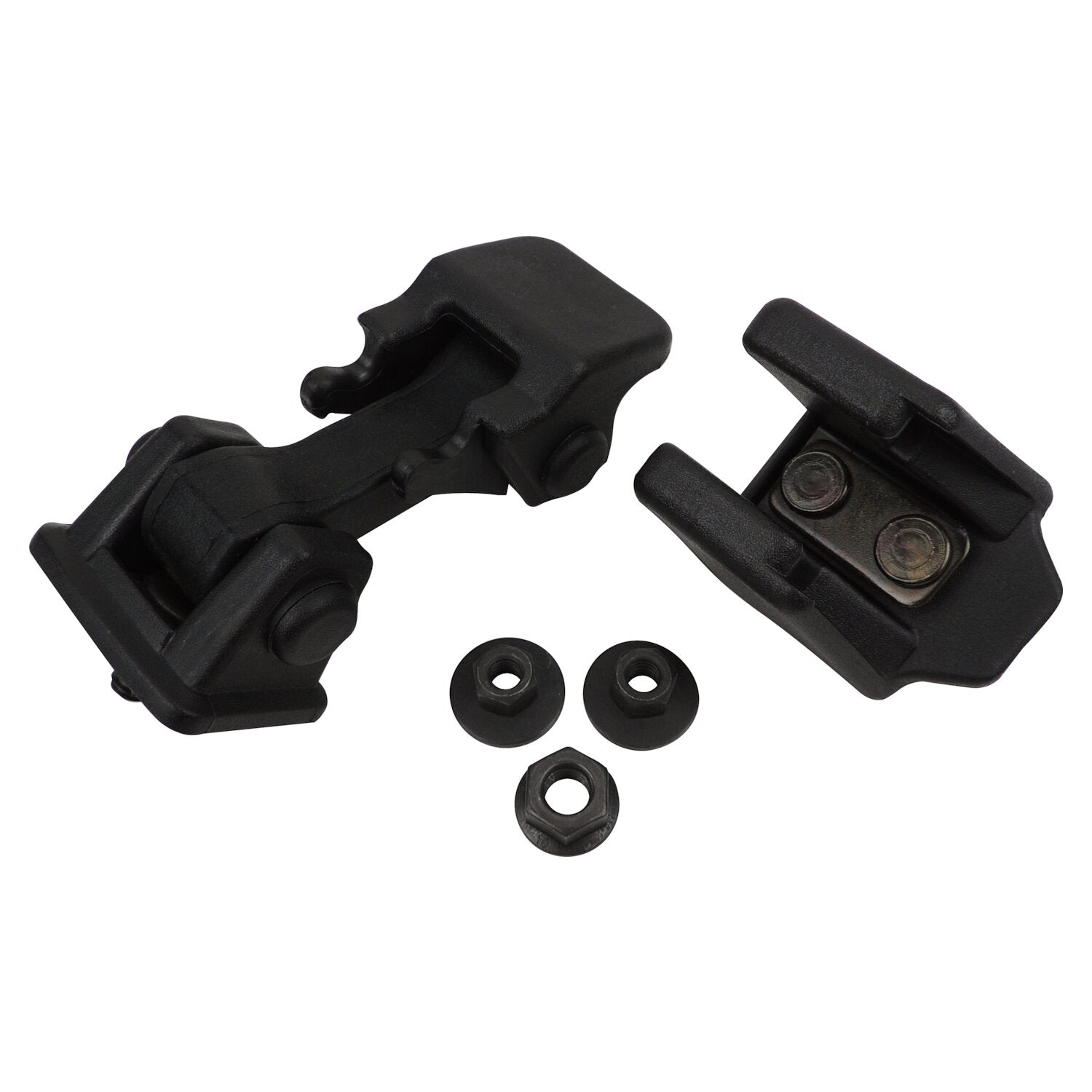 Black Hood Catch Kit for 97-06 Jeep TJ Wrangler, L or R (1 Catch & 1 Bracket) Crown Automotive