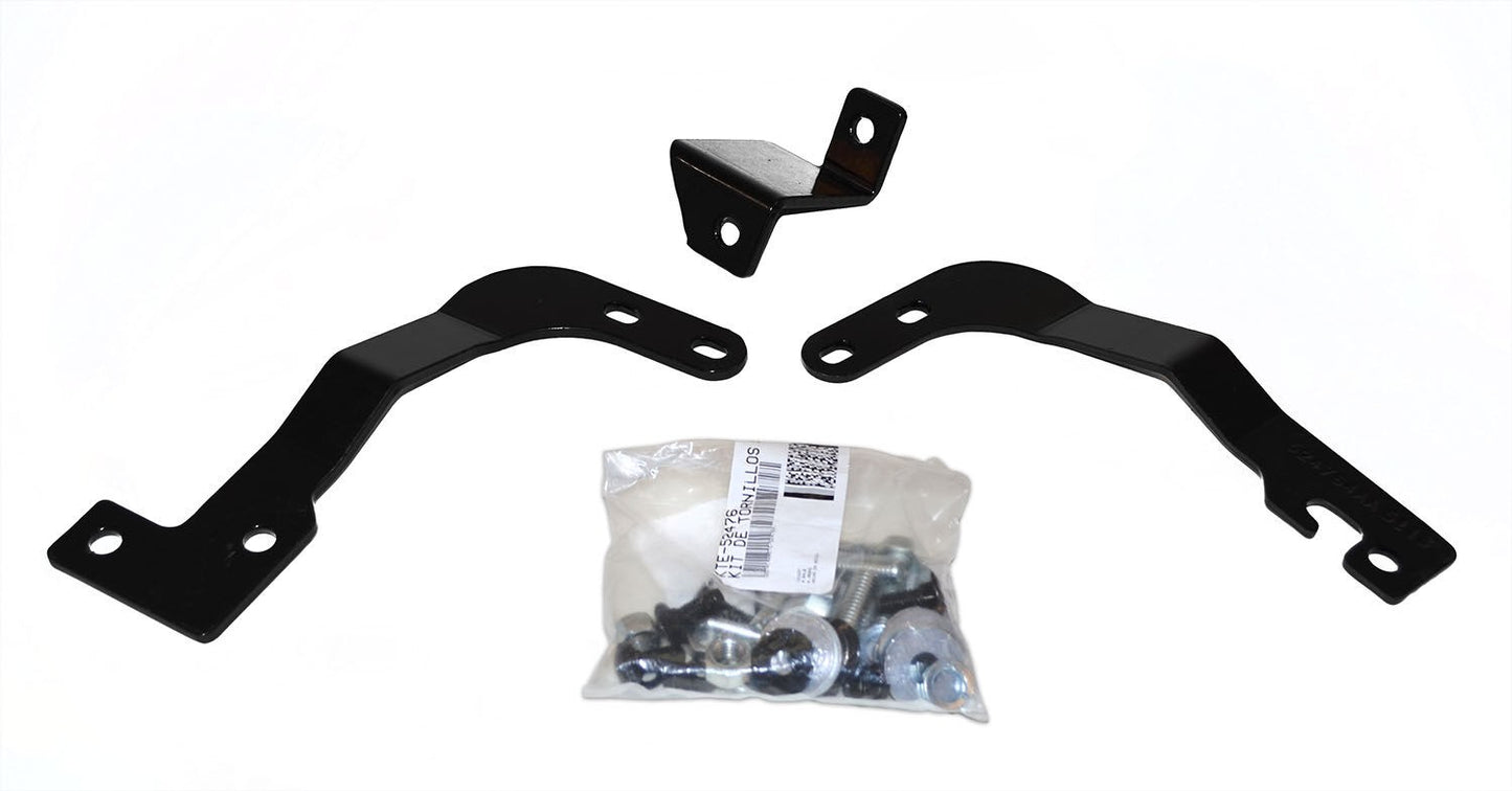 RC2 Bull Bar with Mounting Brackets and 20 Inch Single Row Hole Kit Textured Black 2014-2015 Sierra 1500 Go Rhino-1