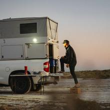 Flush Mount LED Light Pod Angled Black Clear Lens Work/Scene Pattern Squadron Sport Baja Designs-3