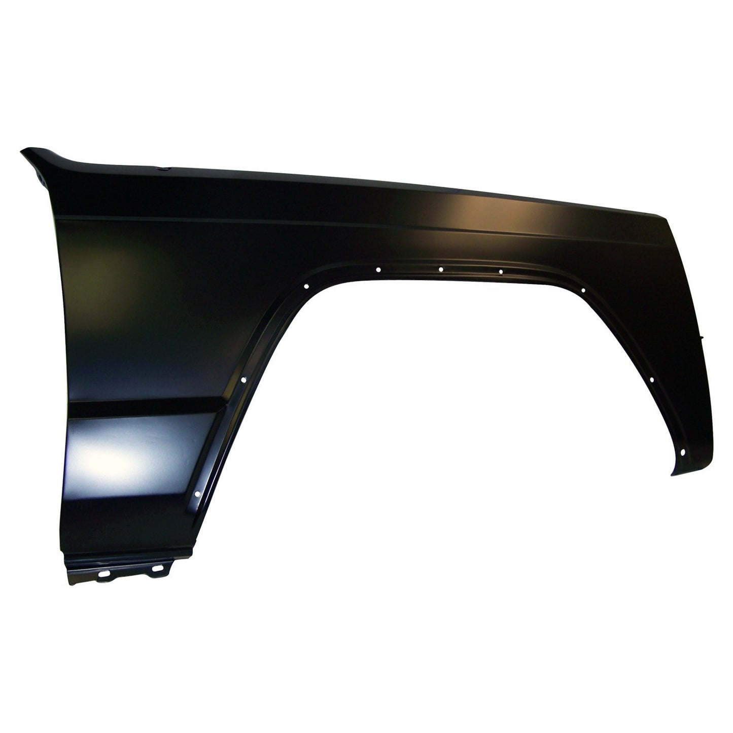 Right Fender for 1984-1996 XJ Cherokee, Black Metal Primed Crown Automotive