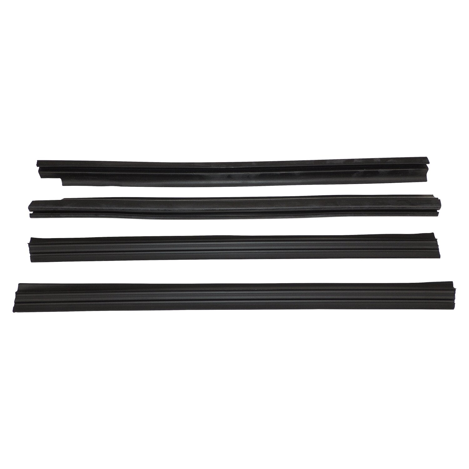 Door Glass Weatherstrip Kit for 84-96 Jeep XJ Cherokee w/ 4 Doors & MJ Comanche Crown Automotive