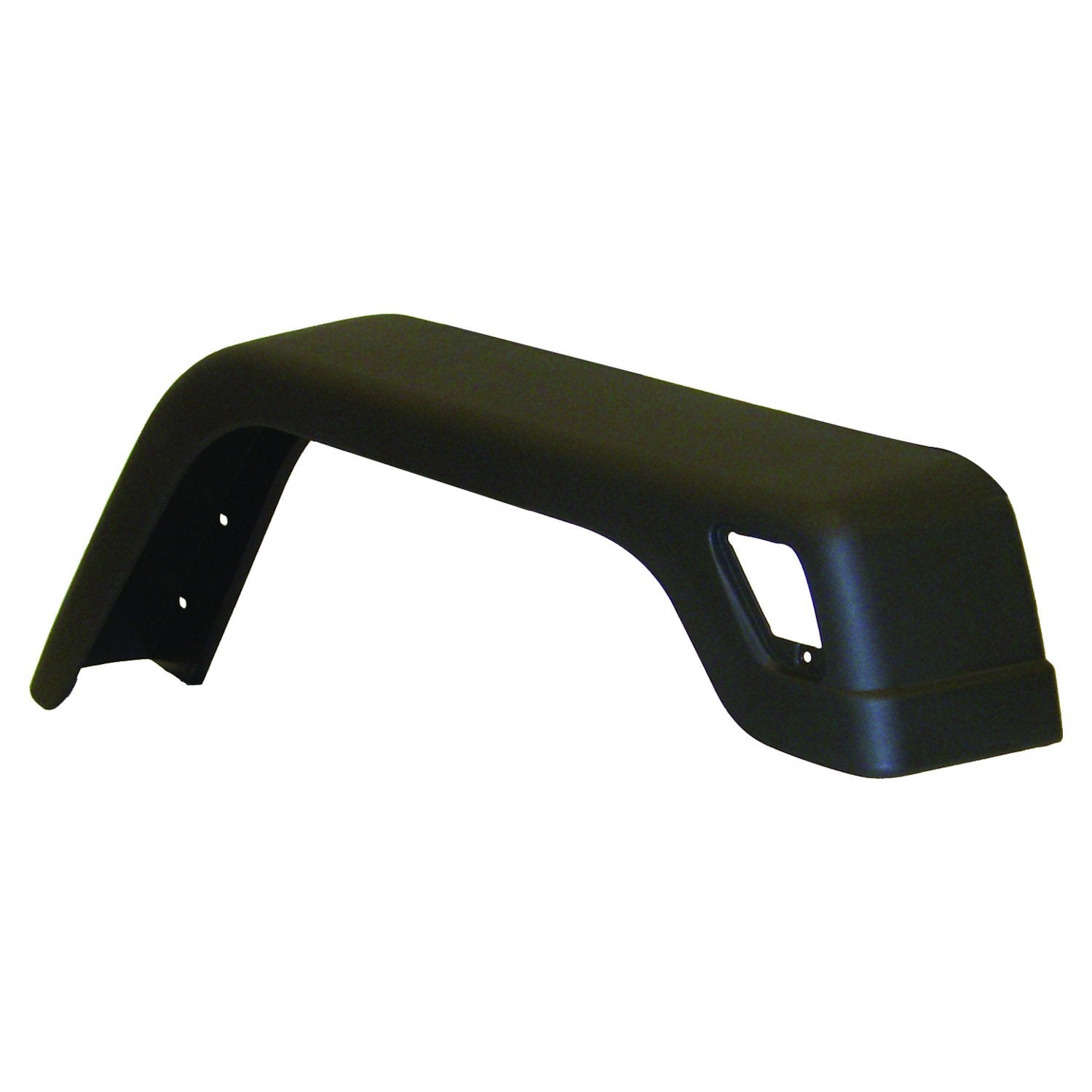 Right Front Fender Flare for Jeep 1997-2006 TJ Wrangler, Black Textured, 6-5/8 Inch Crown Automotive