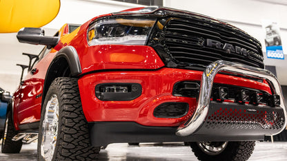 RC2 Bull Bar with Mounting Brackets Polished Stainless Steel 2019-2024 Ram 1500 Go Rhino-2