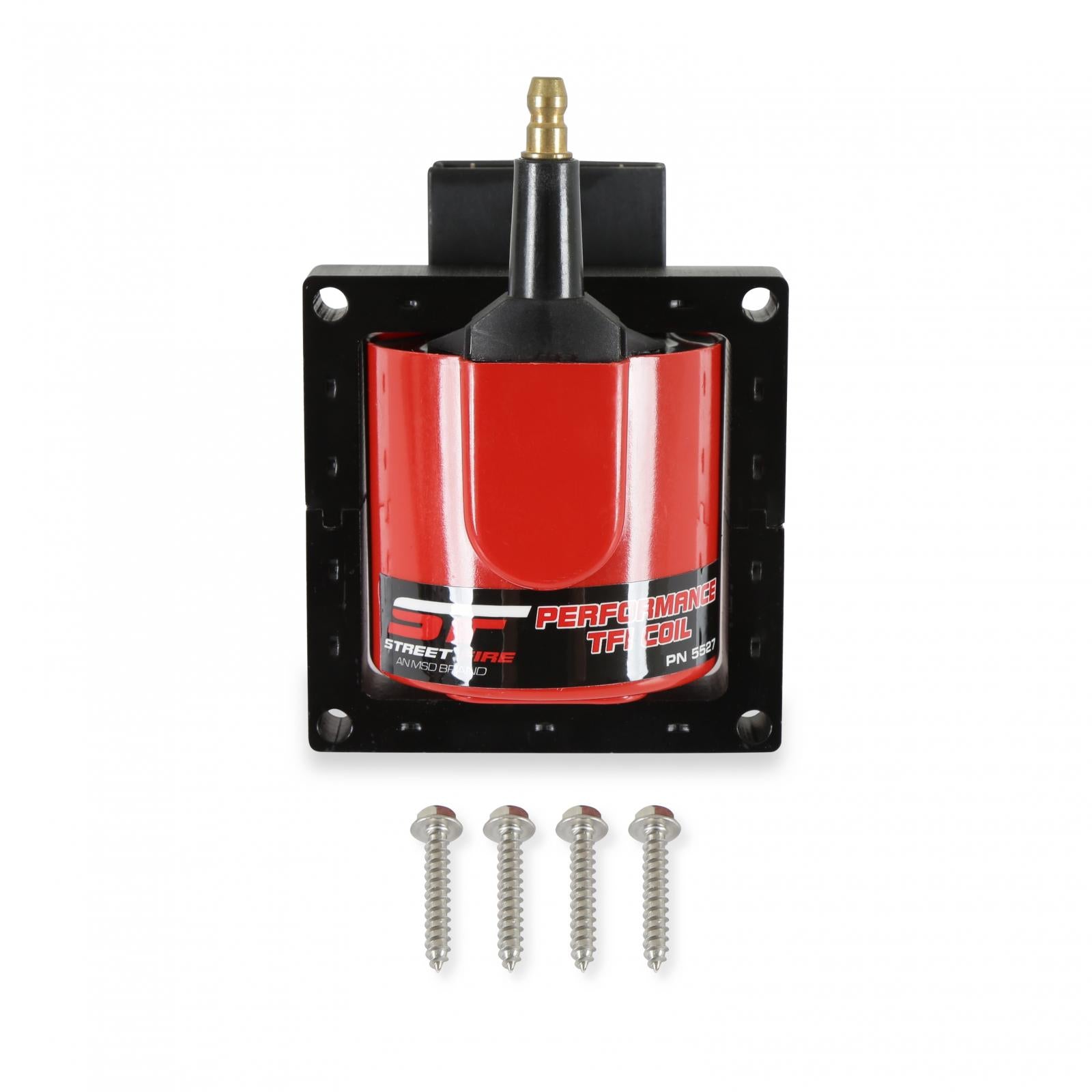 Street Fire Coil, Red, 1983-1997 Ford Tfi Style, Individual Entry Level Spark Output For Your Ford Tfi MSD Ignition