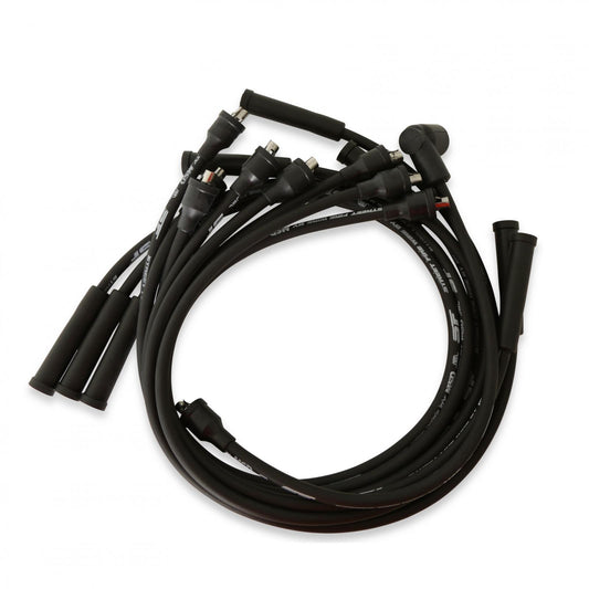 Street-Fire Wire Set Chrys. 318-360, Socket The Terminals Are Covered In Black Boots That Protect The Conductor From Engine Heat To Ensure Spark Delivery MSD Ignition