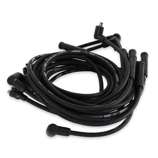 Street-Fire Wire Set Chrys. 383-440 Socket The Terminals Are Covered In Black Boots That Protect The Conductor From Engine Heat To Ensure Spark Delivery MSD Ignition-1