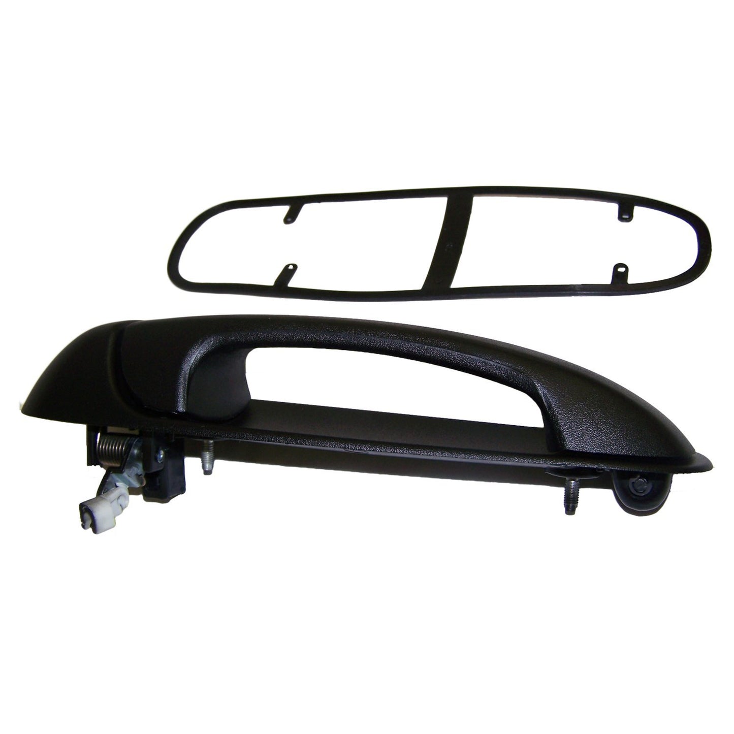Right Rear Door Handle for 2002-2007 Jeep KJ Liberty, Black Textured Finish Crown Automotive