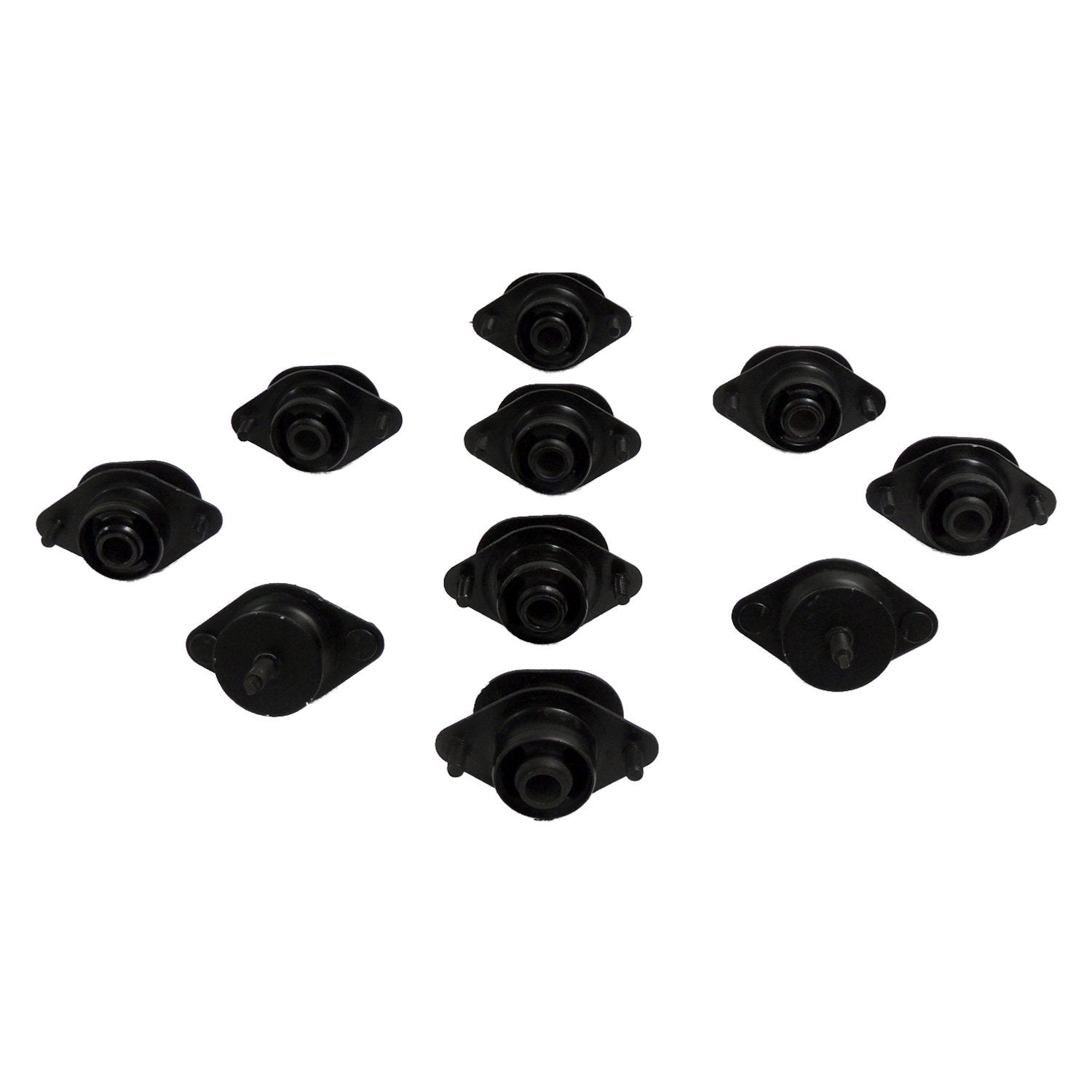 Body Mount Kit for 07-18 Jeep JK Wrangler w/ 2-Doors, Includes 10 Body Mounts Crown Automotive